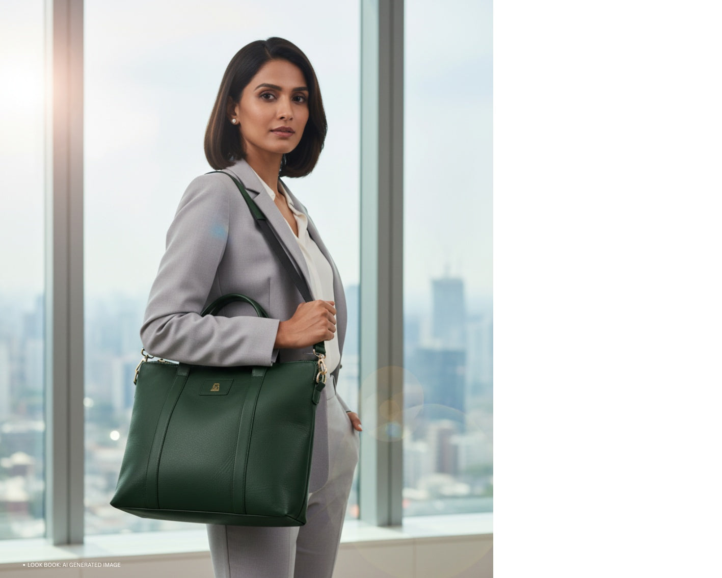 The Commuter Leather Tote - The Leather Chef