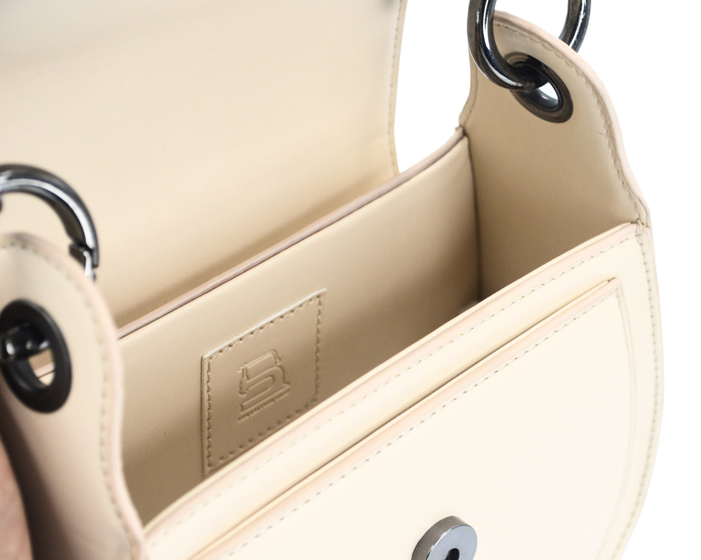 Adriana Cross Body and Shoulder Ladies Bag - Ivory