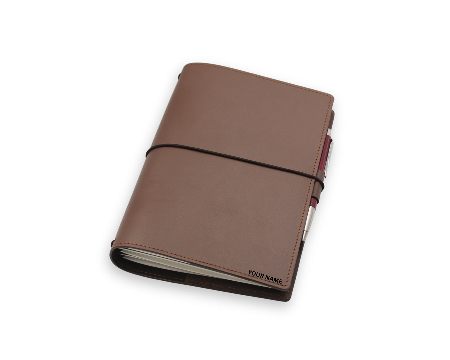 The Utility Journal - Brown (With your Name Customisation)