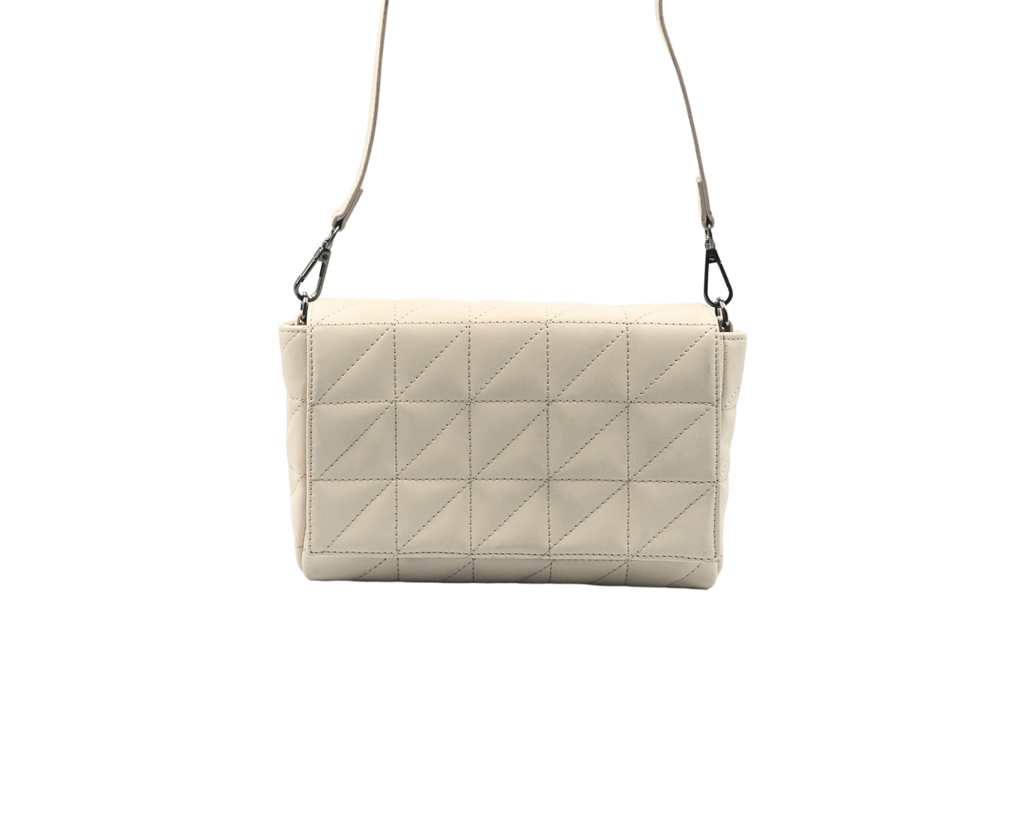 Elina Quilted Sling Bag - Ivory