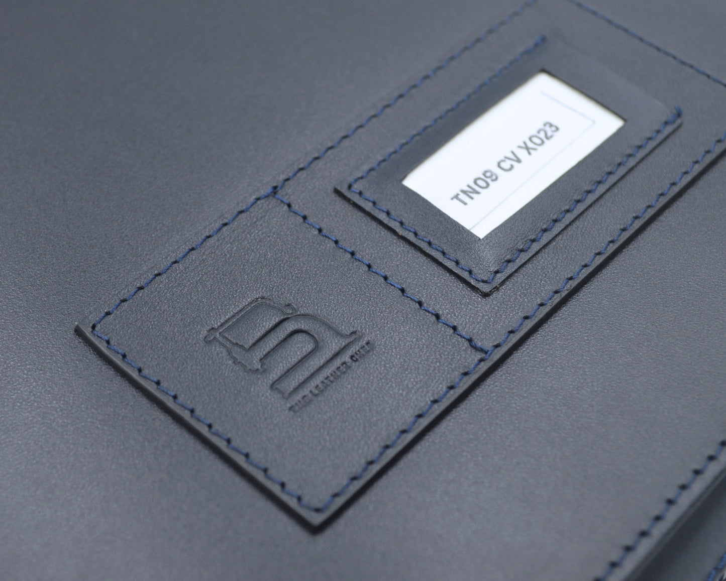 Car Document Holder - Charcoal Blue