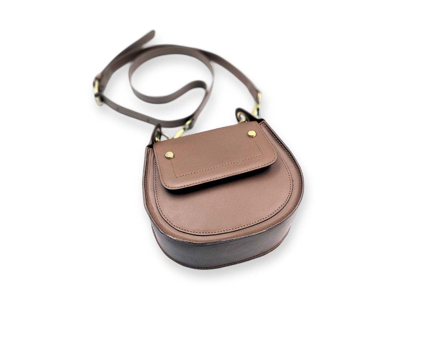 Adriana Cross Body and Shoulder Ladies Bag - Tan