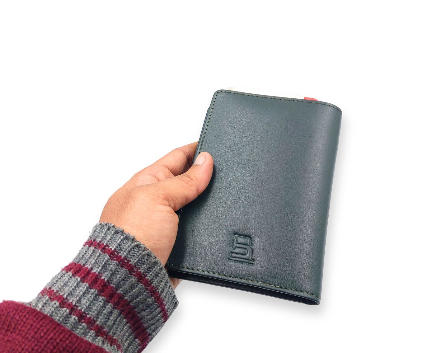 Ashoka Elite Passport Wallet - Green (With Your Name Customisation)