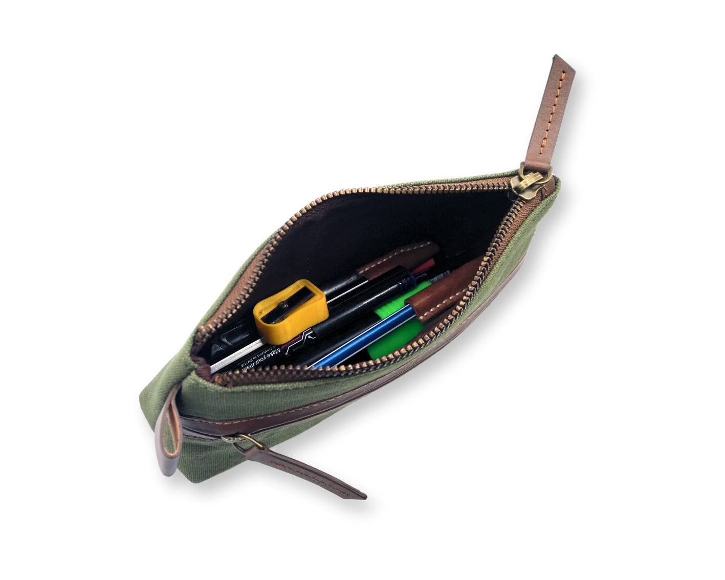 Deskmate stationary pouch - Green