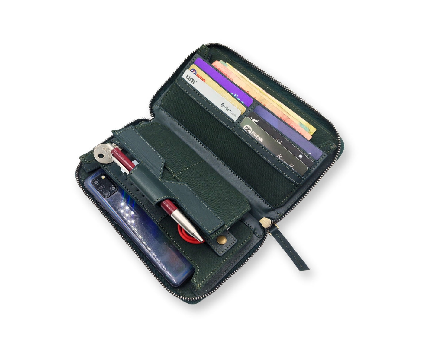 HUSTLE Ladies Clutch - Green