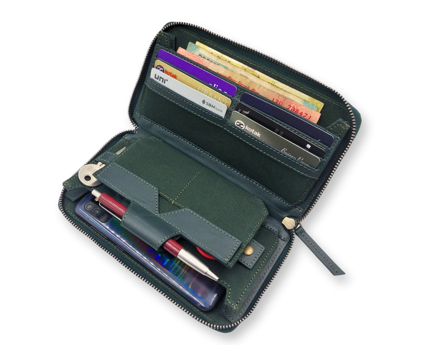 HUSTLE Ladies Clutch - Green