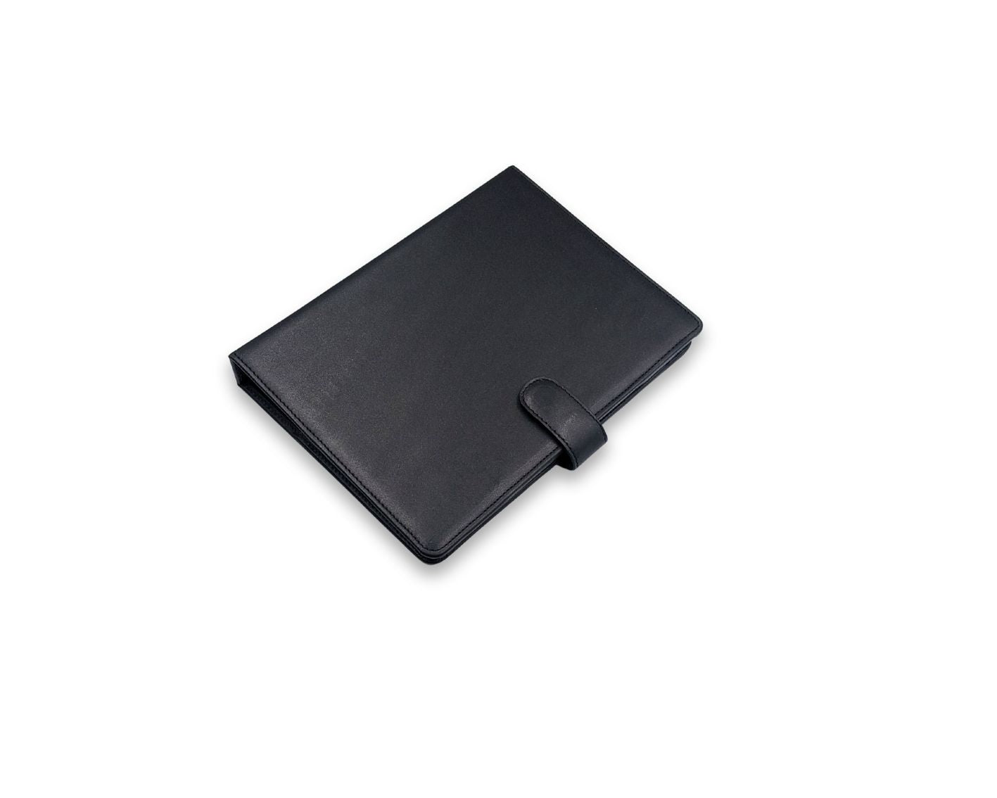Luxury Full Grain Leather A5 Planner Binder - Black