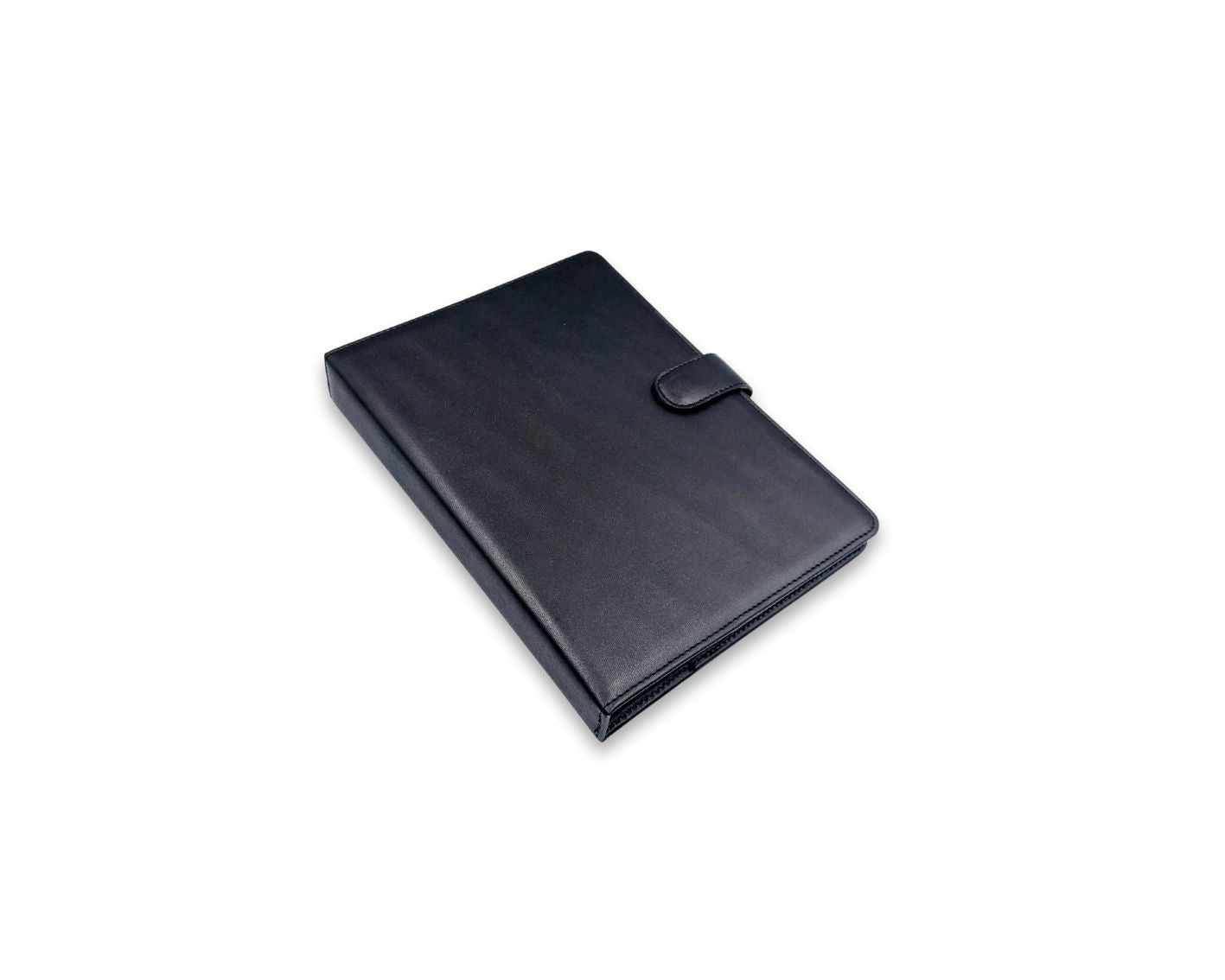 Luxury Full Grain Leather A5 Planner Binder - Black