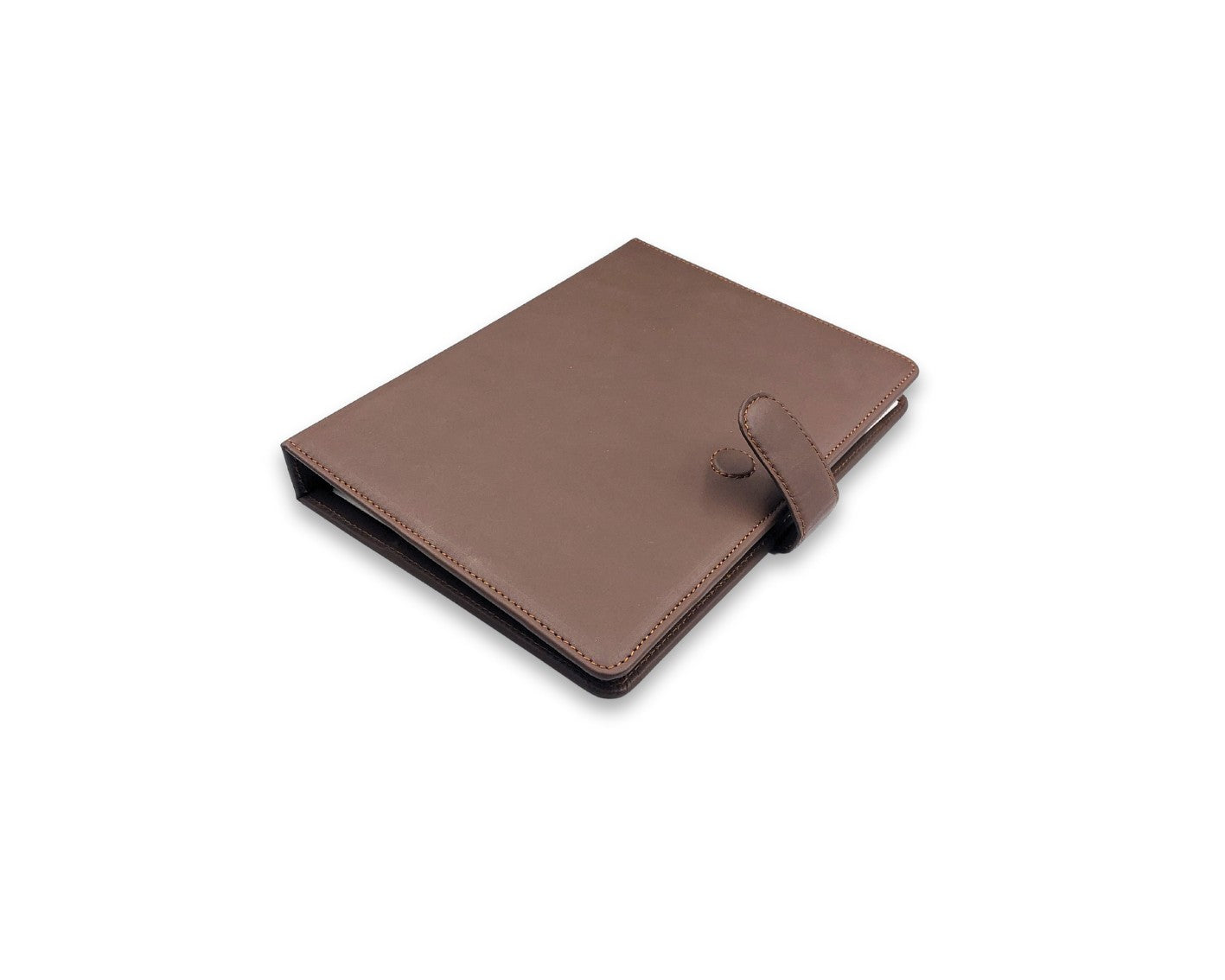 Luxury Full Grain Leather A5 Planner Binder - Brown