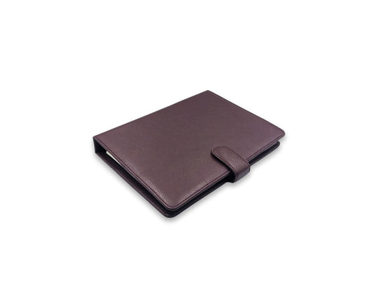 Luxury Full Grain Leather A5 Planner Binder - Wine