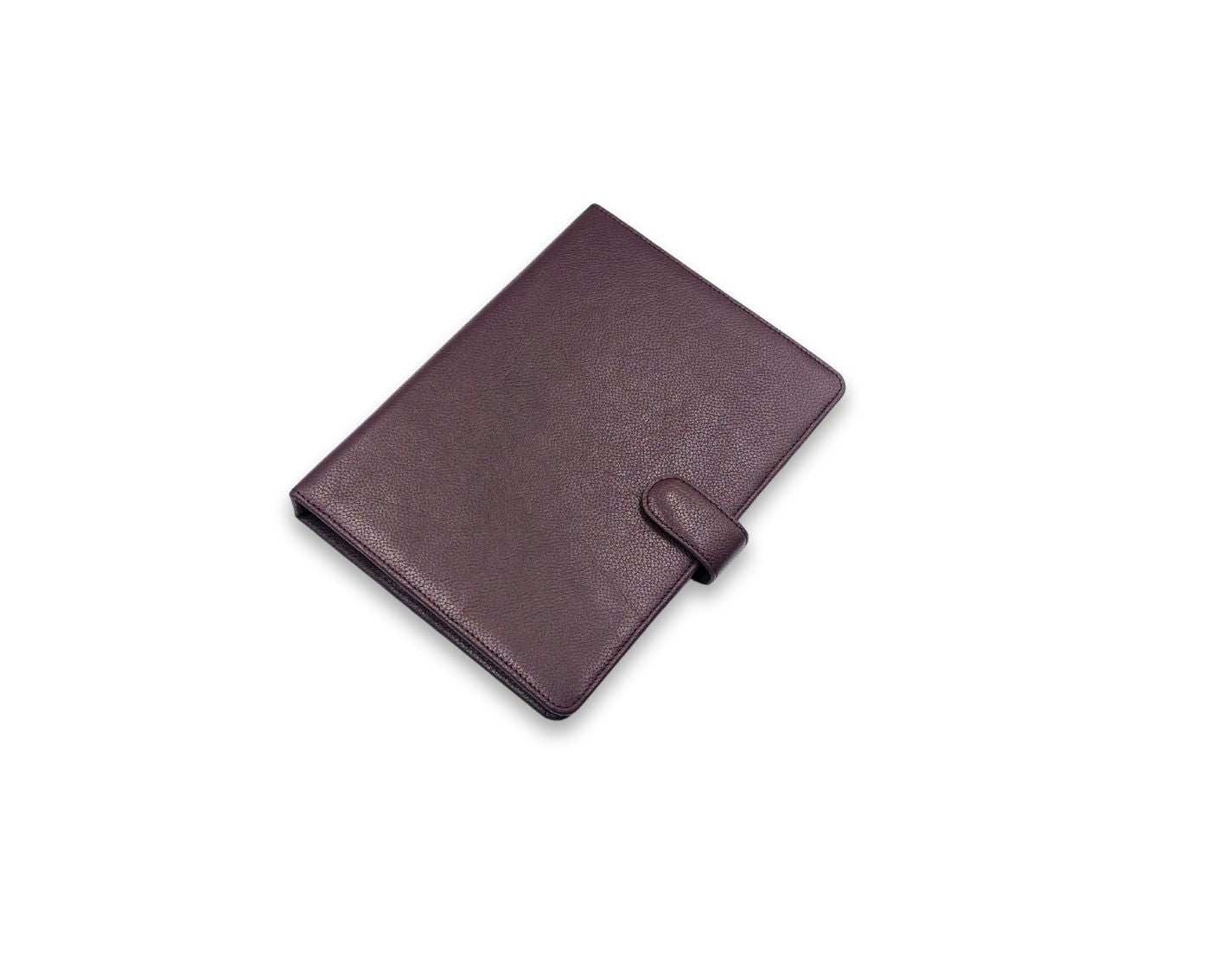 Luxury Full Grain Leather A5 Planner Binder - Wine