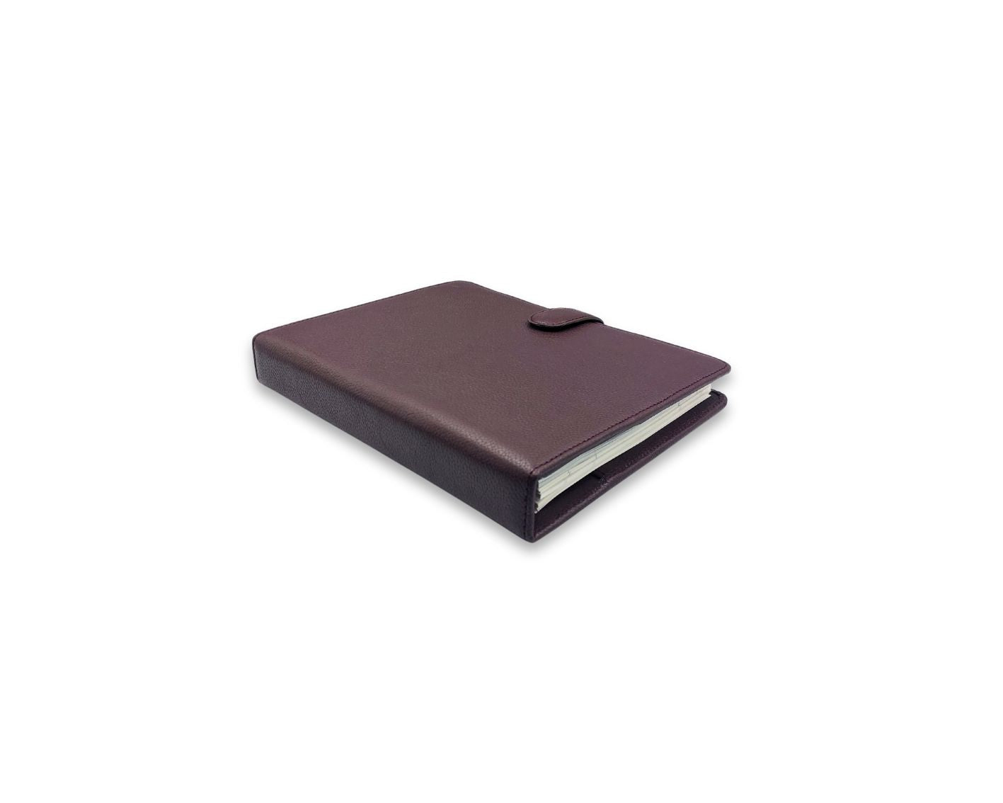 Luxury Full Grain Leather A5 Planner Binder - Wine