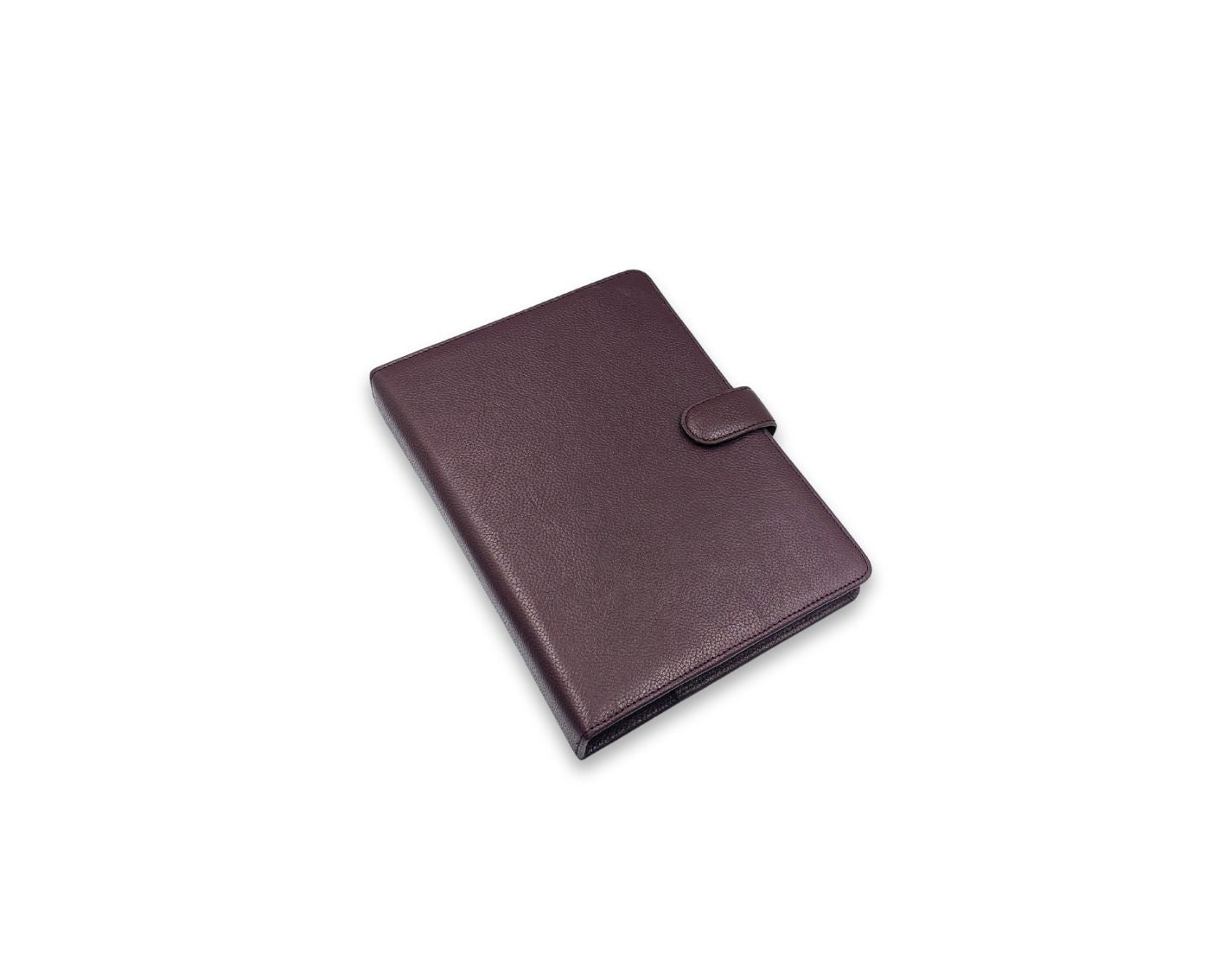Luxury Full Grain Leather A5 Planner Binder - Wine