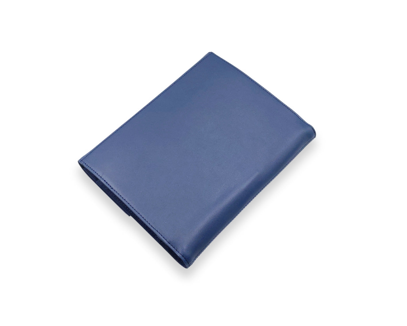 OrbitNote – Leather Diary with Organizer Pockets - Blue
