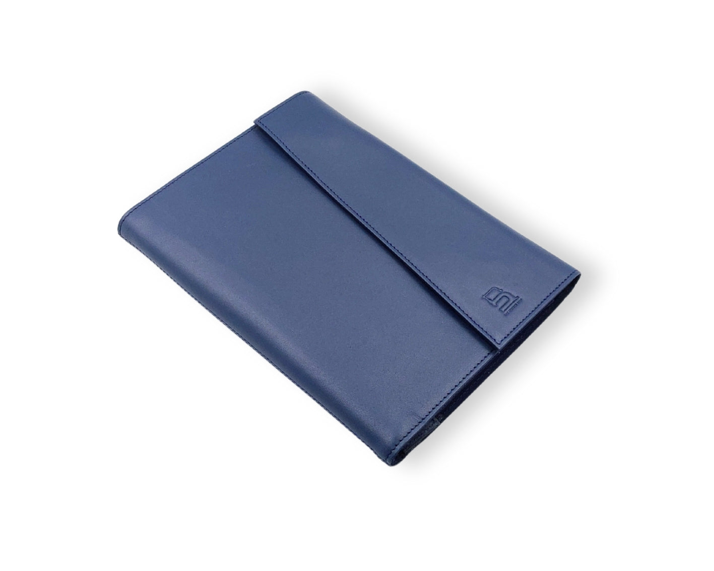OrbitNote – Leather Diary with Organizer Pockets - Blue