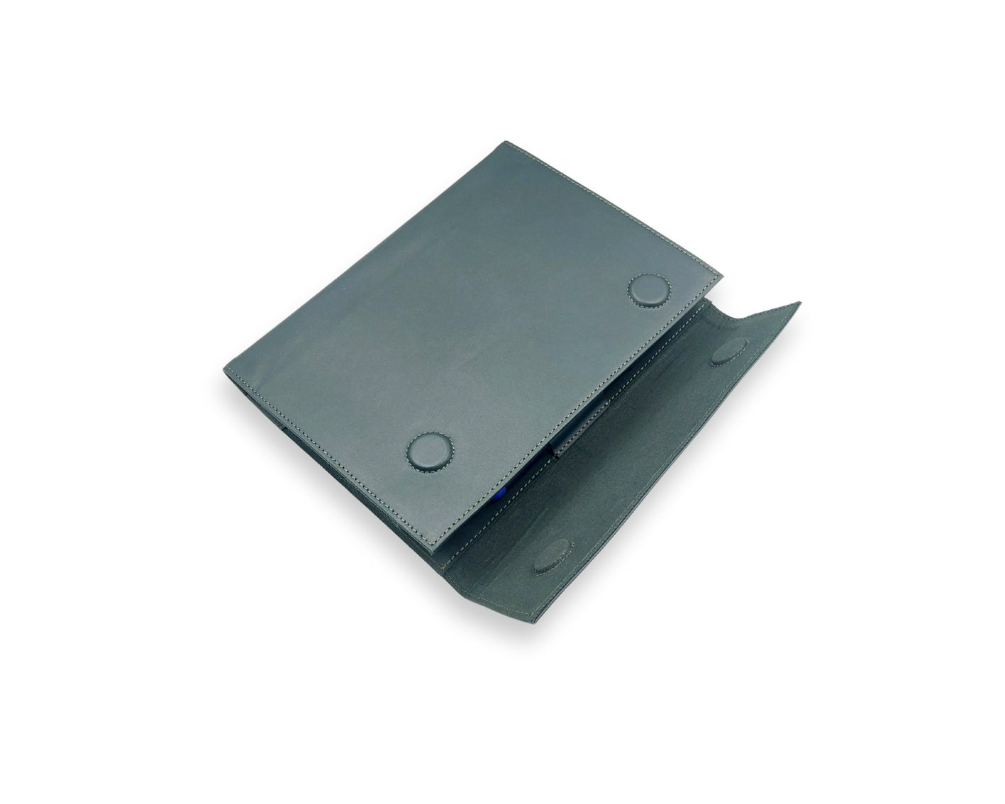 OrbitNote – Leather Diary with Organizer Pockets - Green
