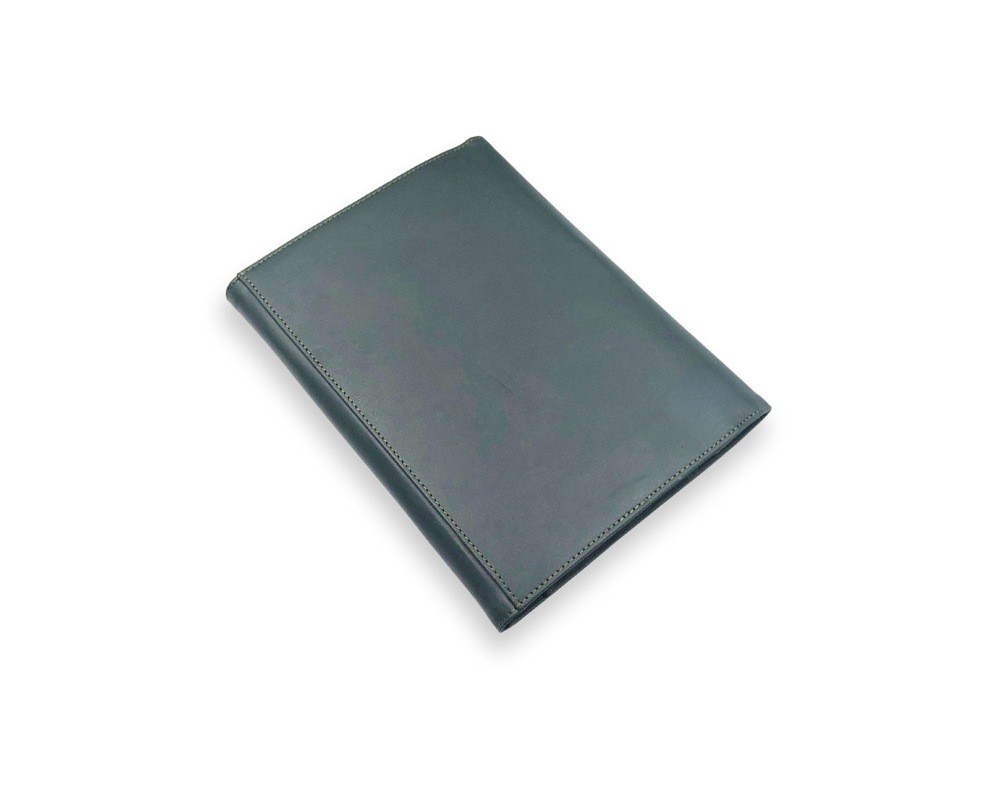 OrbitNote – Leather Diary with Organizer Pockets - Green