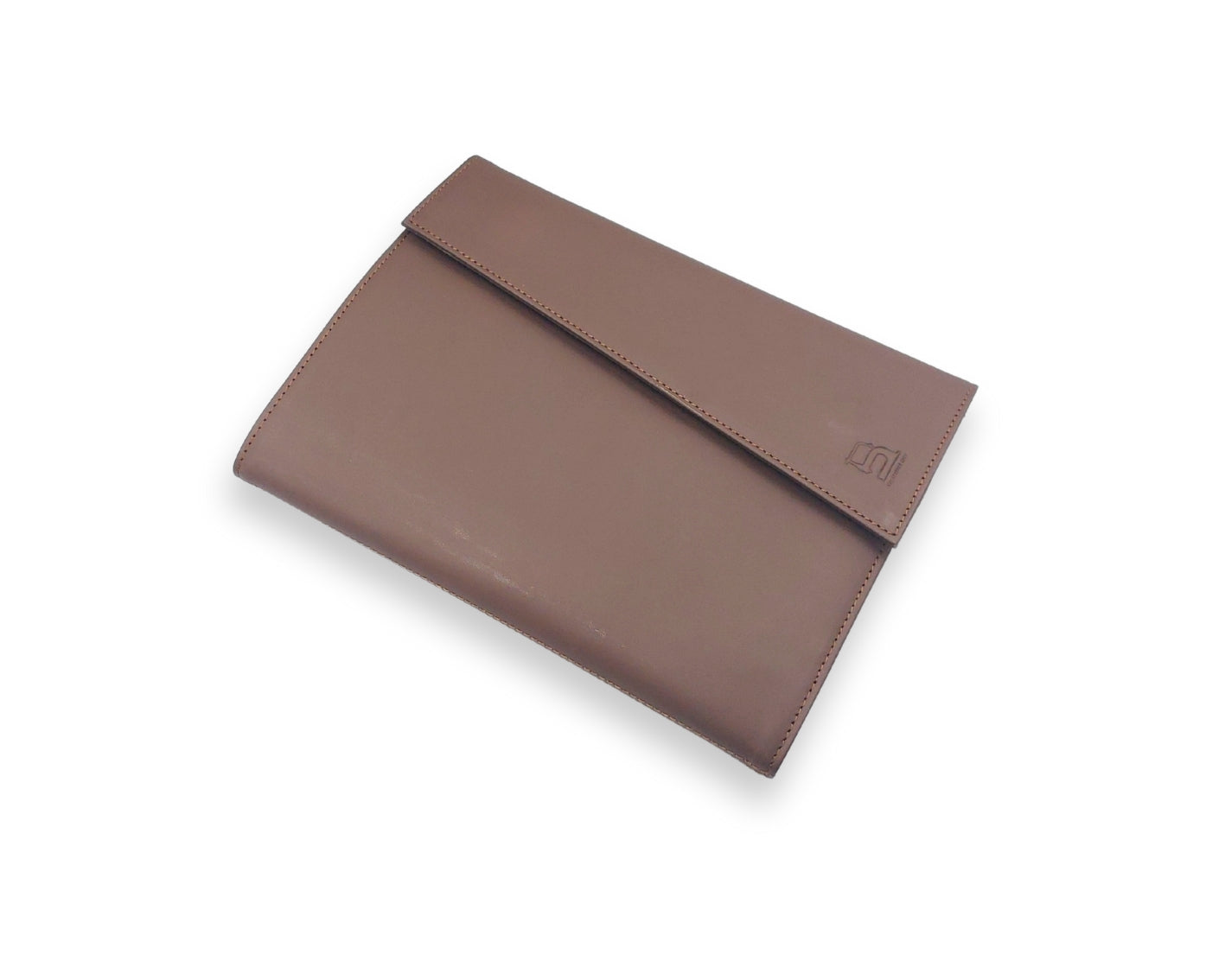 OrbitNote – Leather Diary with Organizer Pockets - Tan