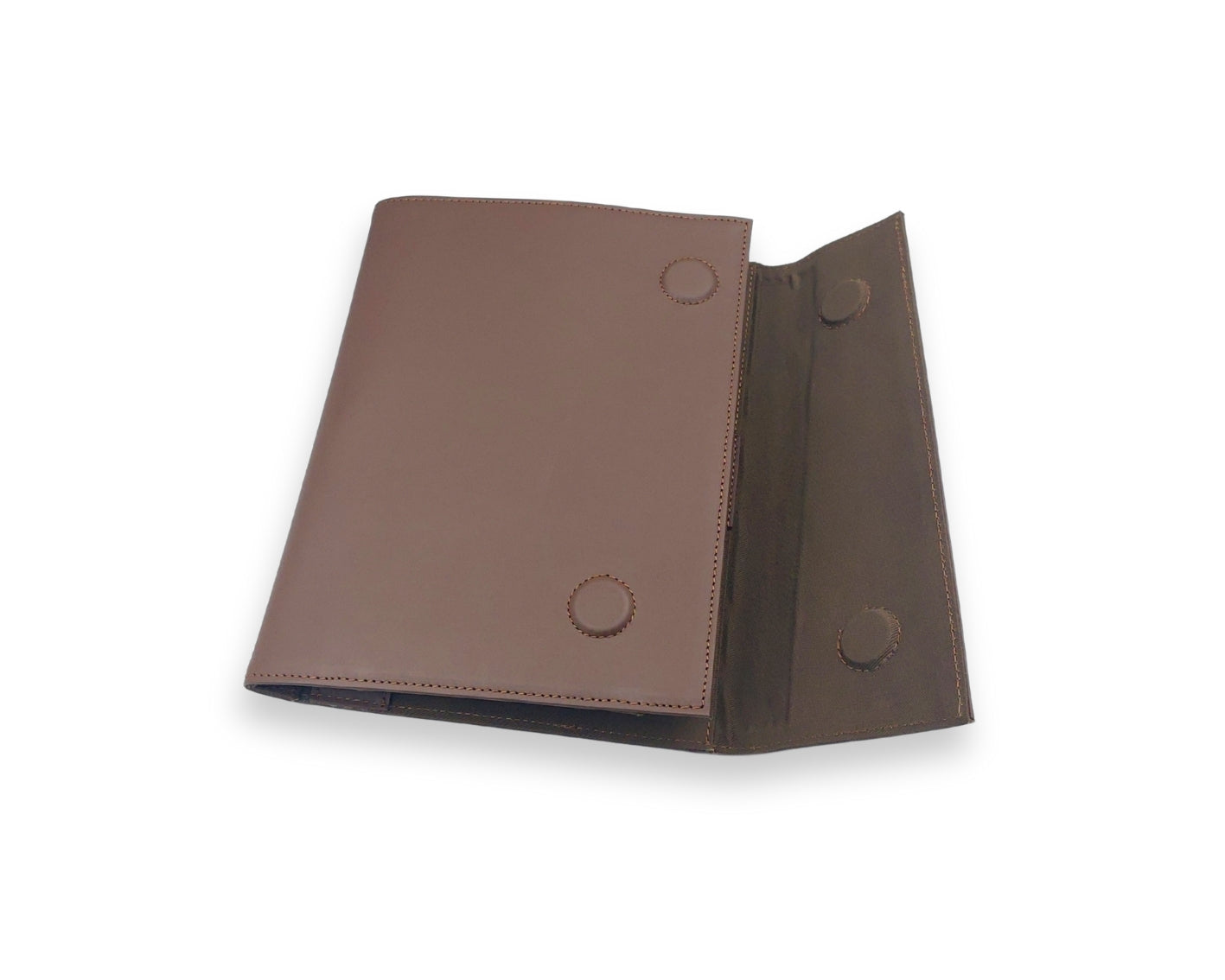 OrbitNote – Leather Diary with Organizer Pockets - Tan