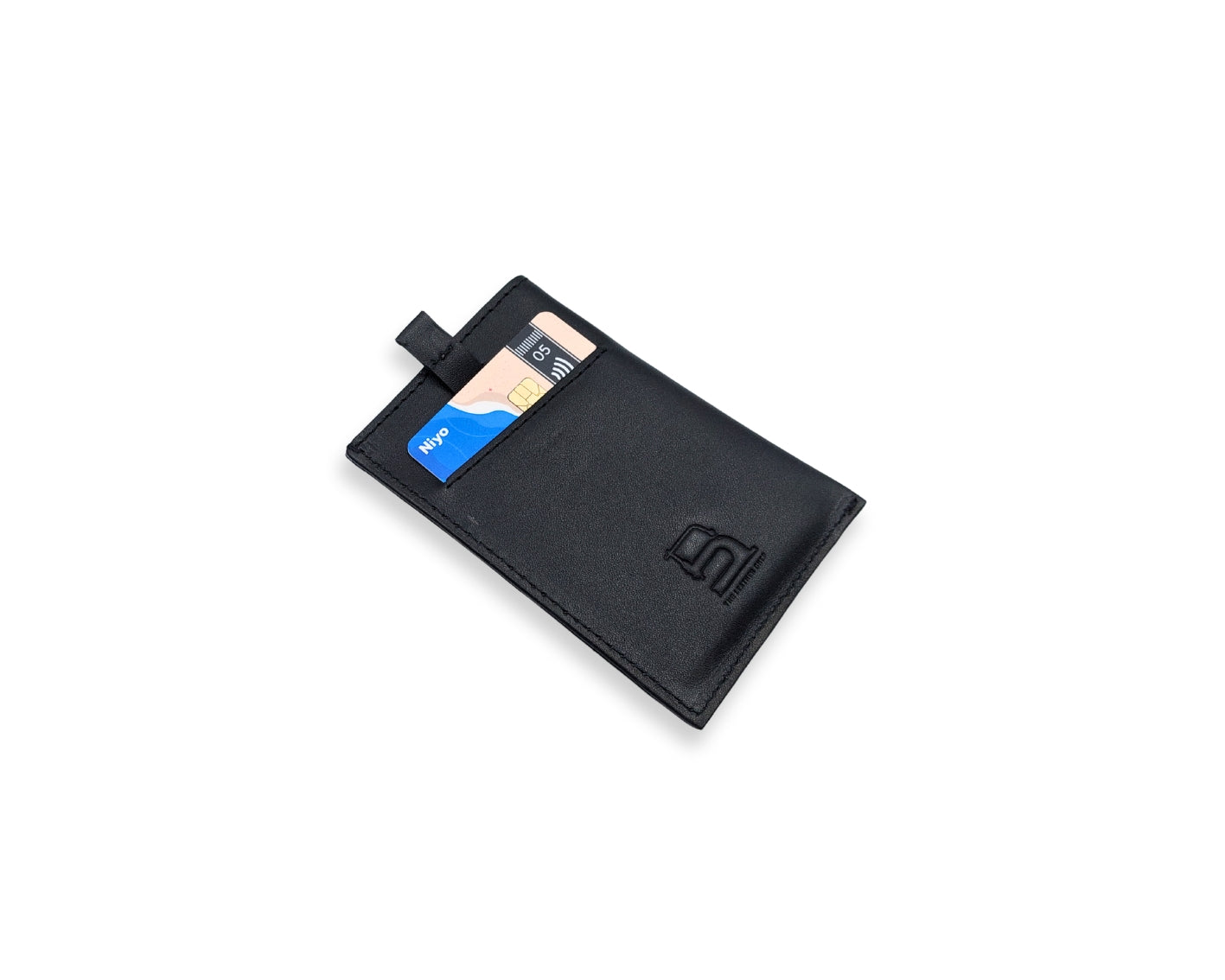 Snap - Slim Pull Tab Card Wallet - Black