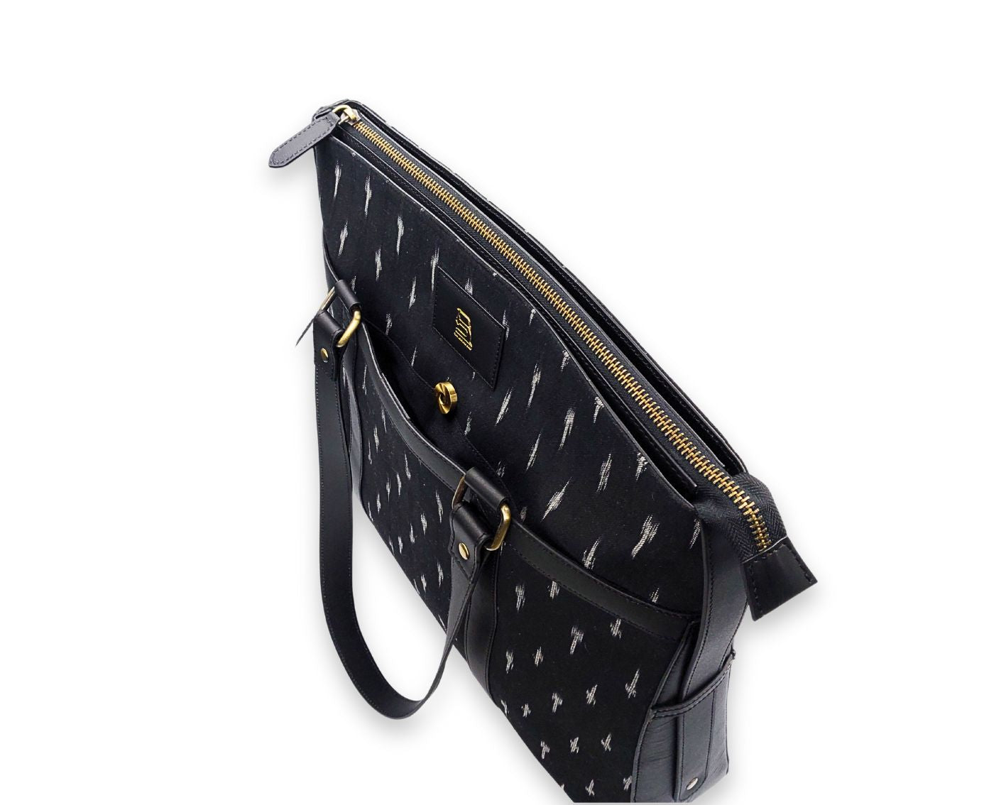 Soho Ikat Tote – Elegant Leather Tote for Women | Office & Everyday Use