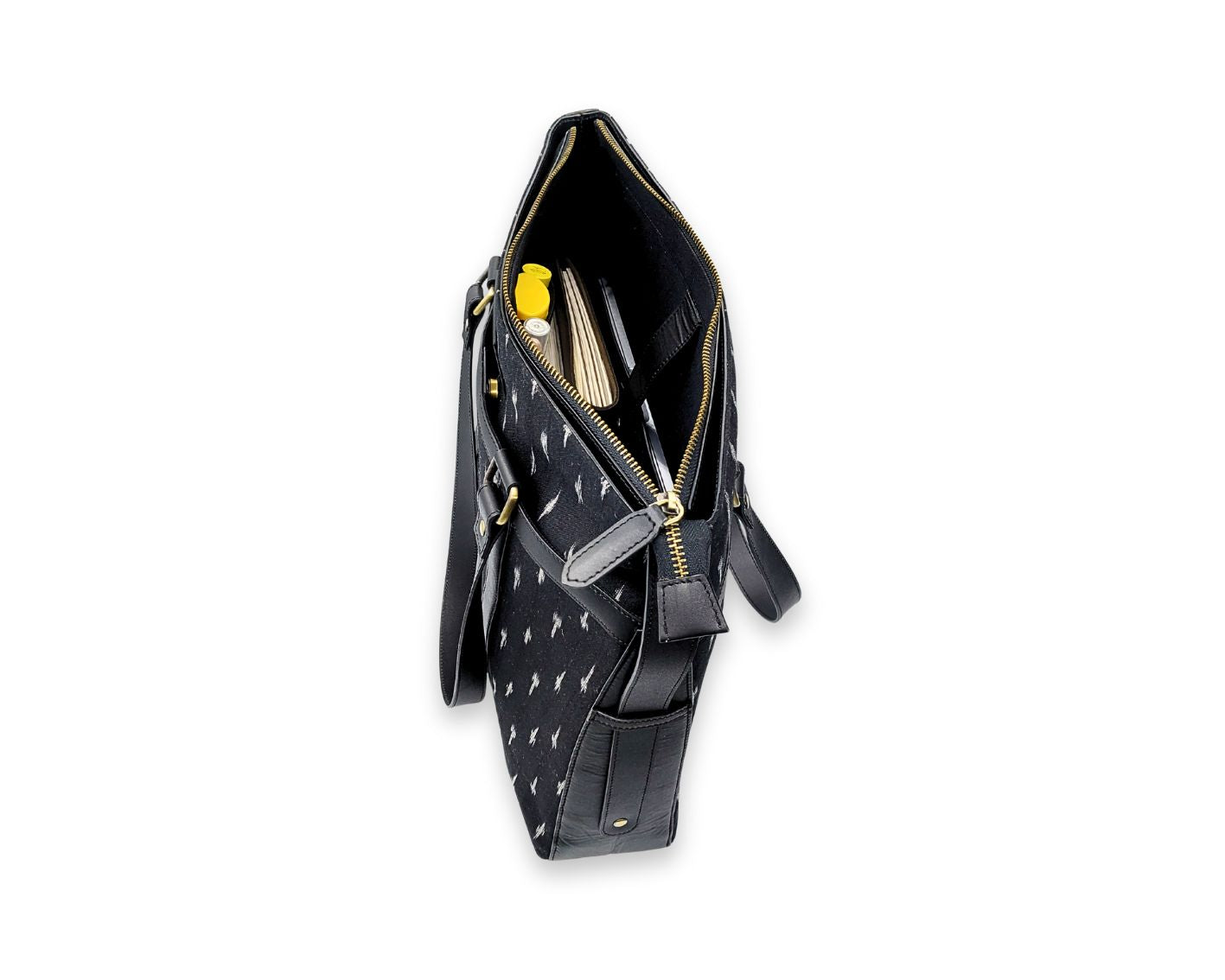 Soho Ikat Tote – Elegant Leather Tote for Women | Office & Everyday Use