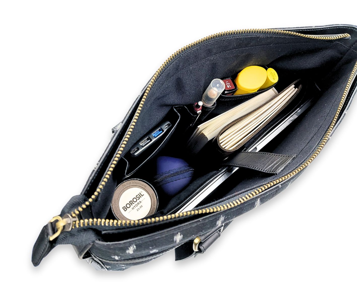 Soho Ikat Tote – Elegant Leather Tote for Women | Office & Everyday Use