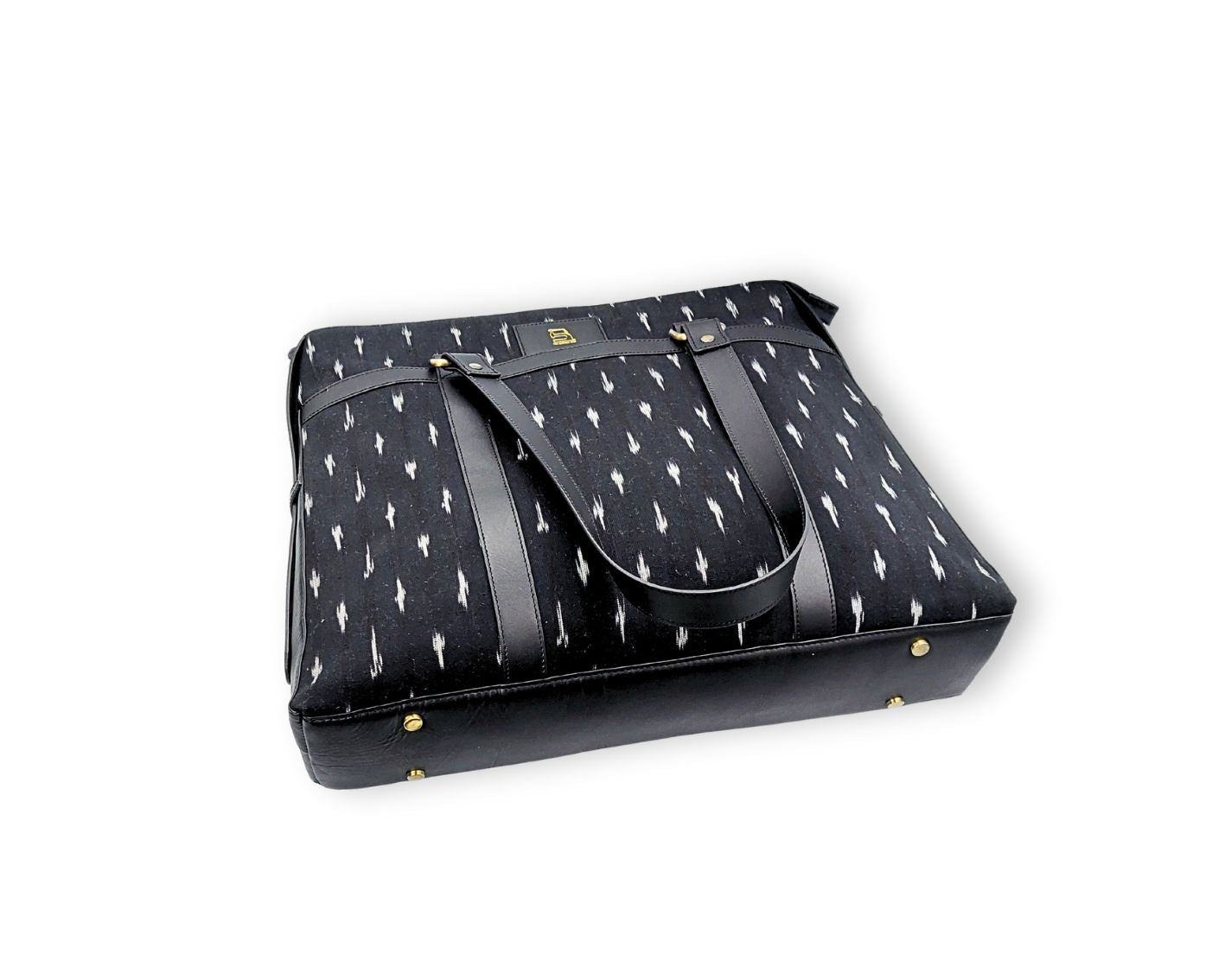 Soho Ikat Tote – Elegant Leather Tote for Women | Office & Everyday Use