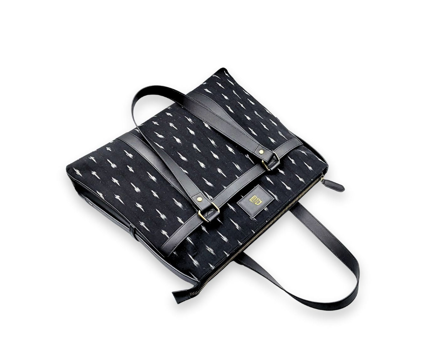 Soho Ikat Tote – Elegant Leather Tote for Women | Office & Everyday Use