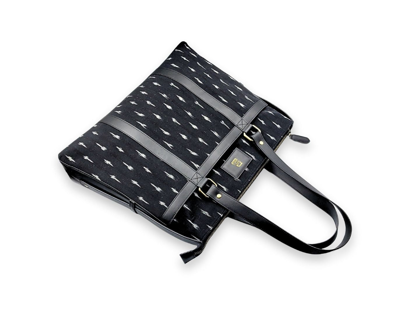 Soho Ikat Tote – Elegant Leather Tote for Women | Office & Everyday Use