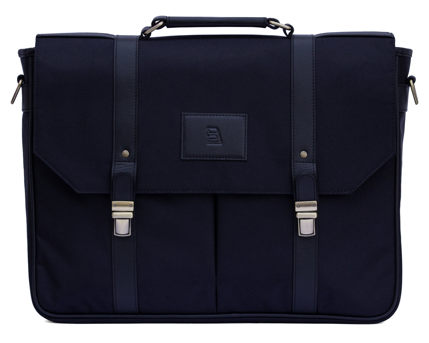 Retro Laptop Bag - Black