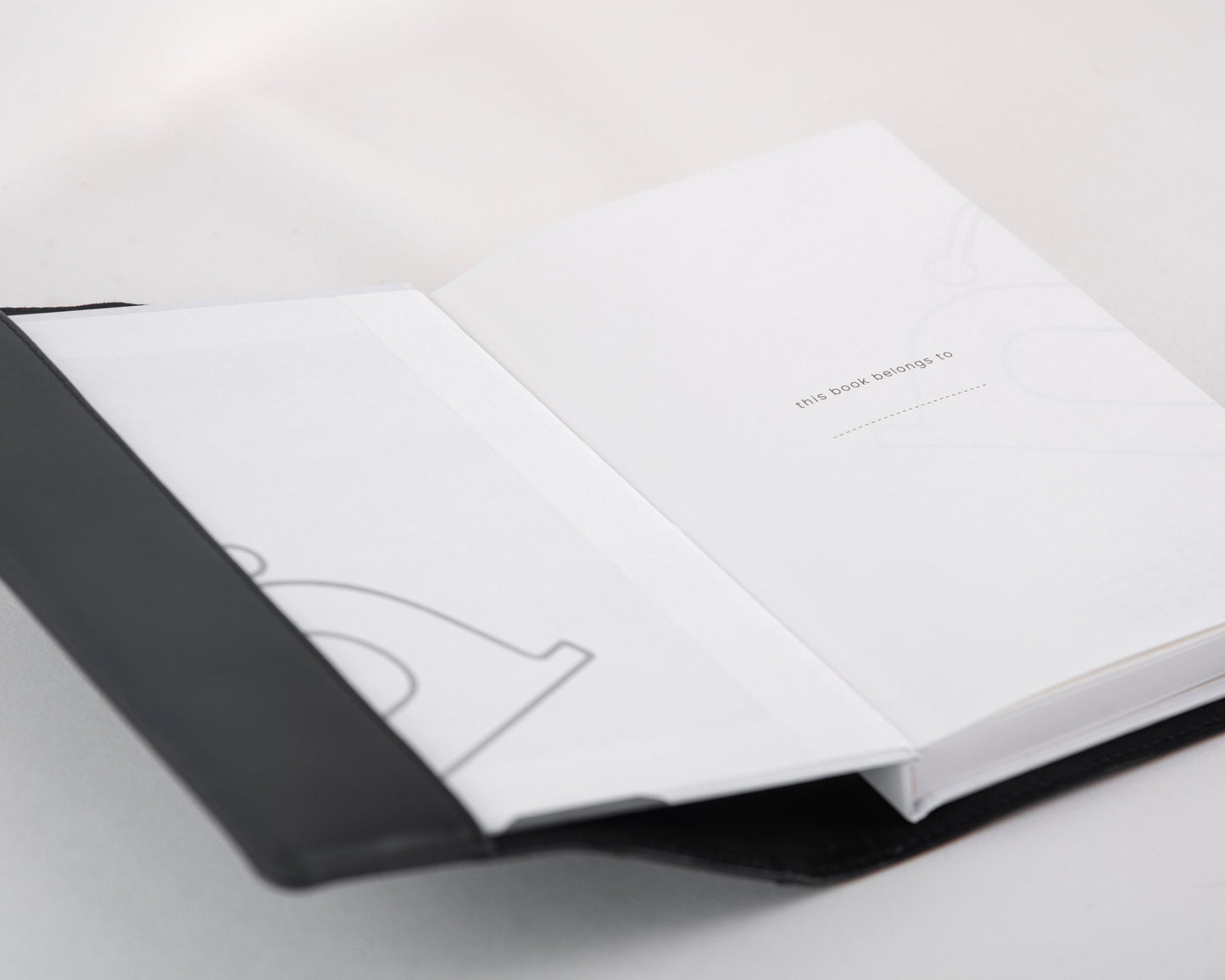 Enfold Leather Diary - Black
