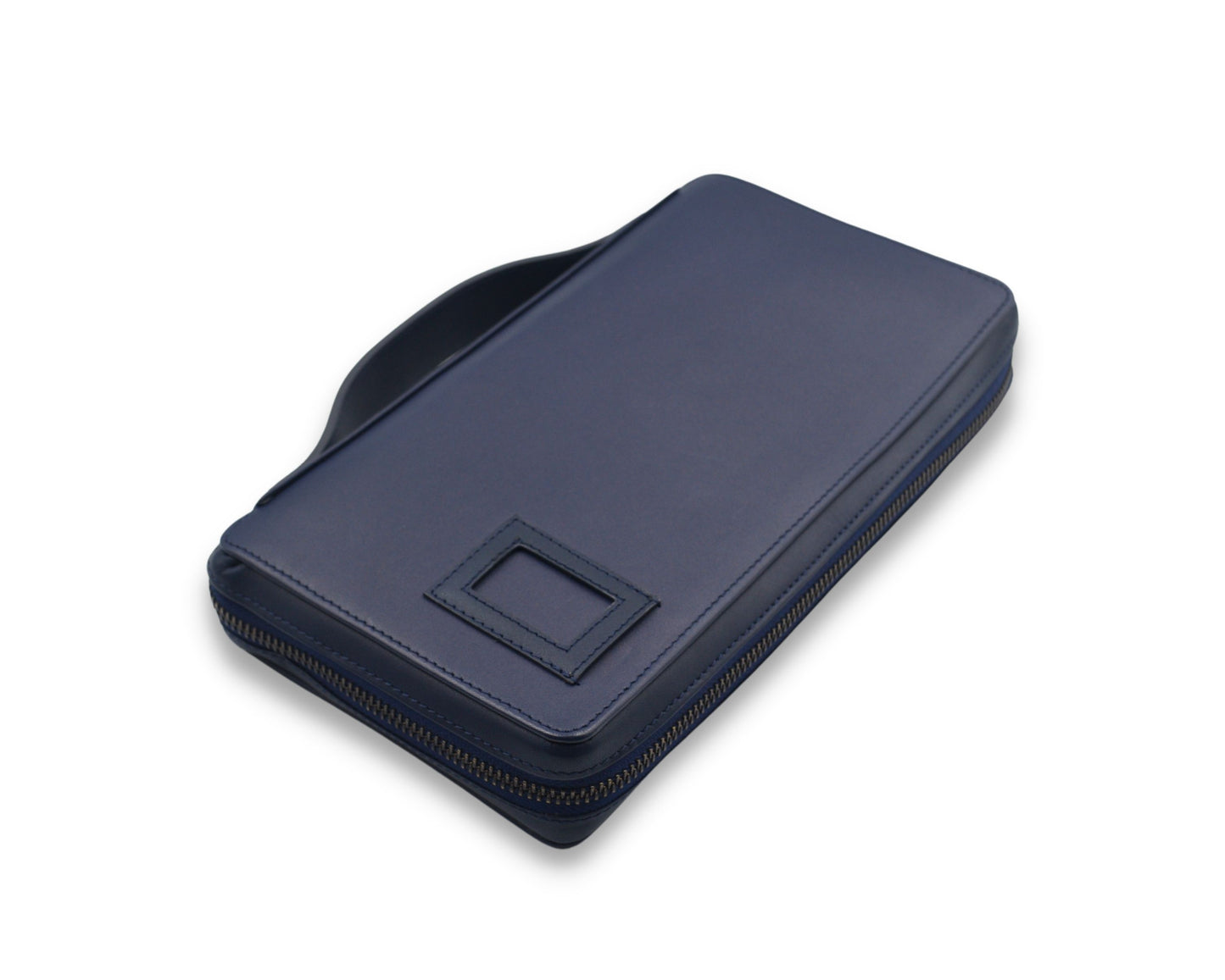 Bank Organiser - Blue (Full Leather)