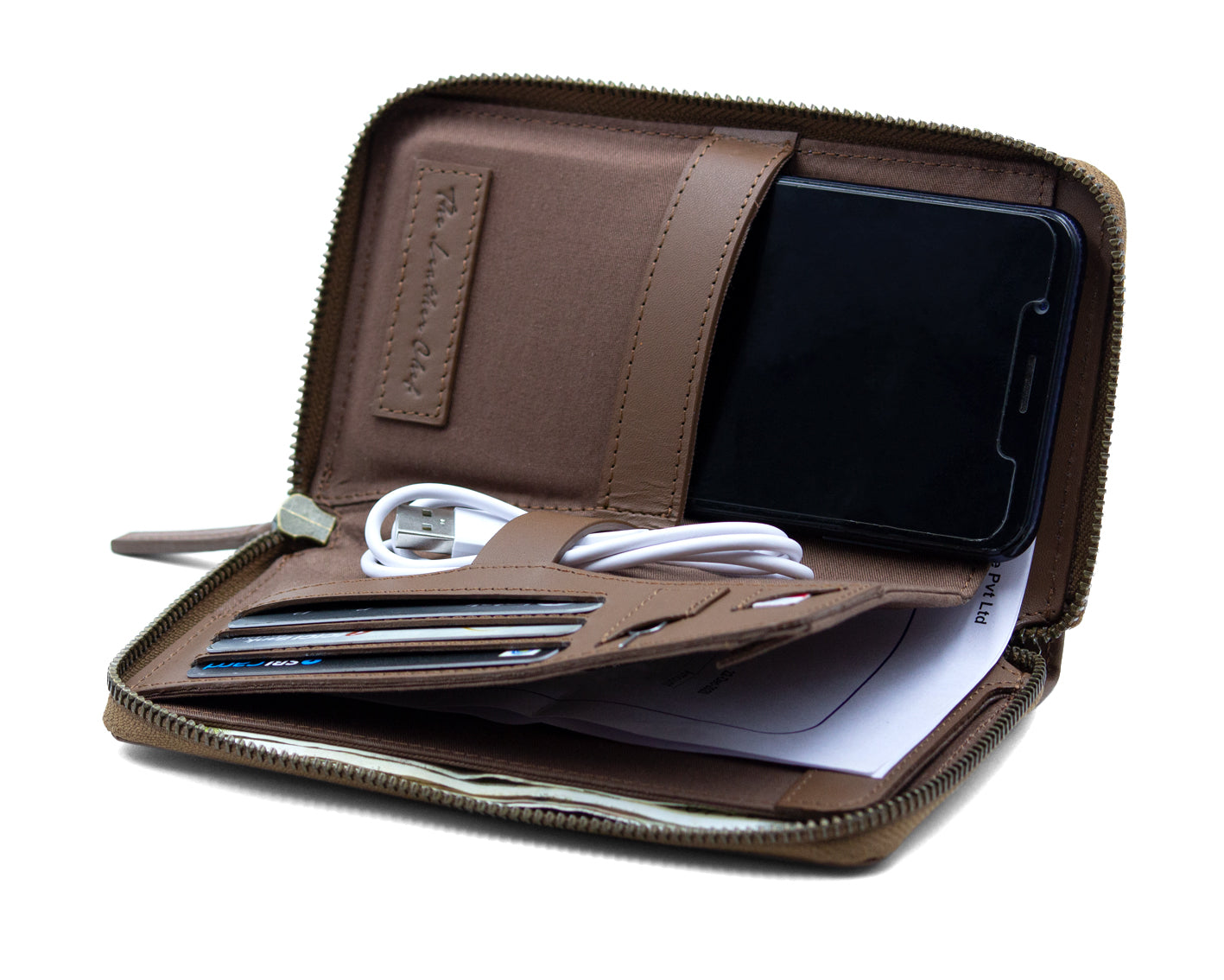 Noble Mobile Clutch - Tan