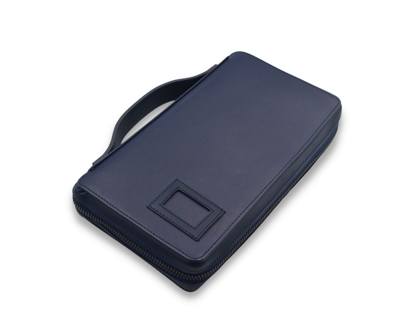 Bank Organiser - Blue (Full Leather)