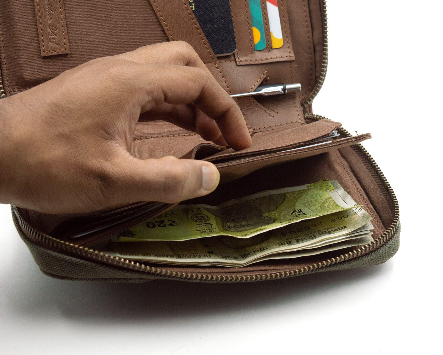 Nomad Passport Organiser - Green