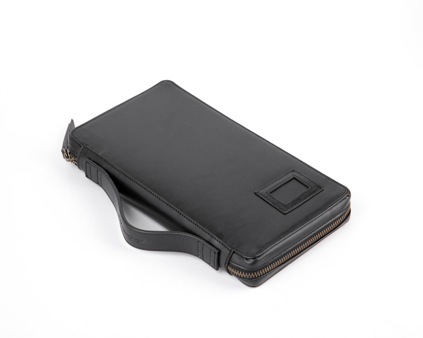Bank Organiser - BLACK (Full Leather)