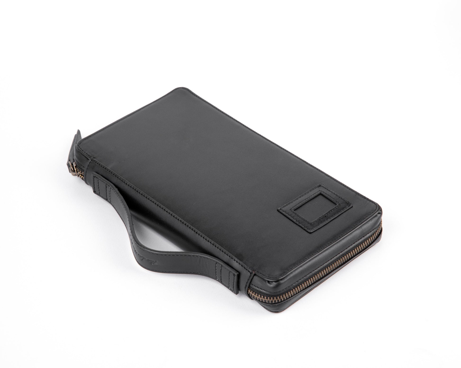 Bank Organiser - BLACK (Full Leather)