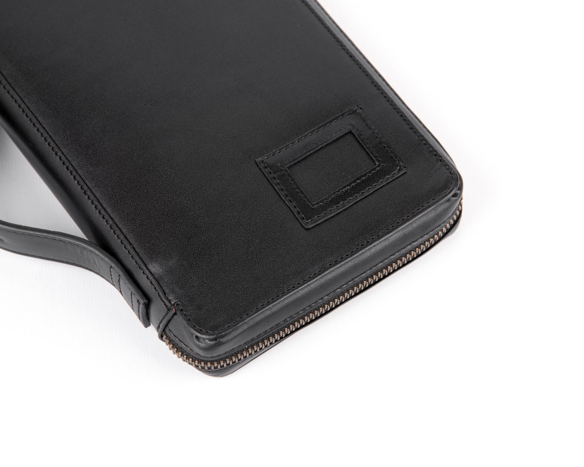 Bank Organiser - BLACK (Full Leather)