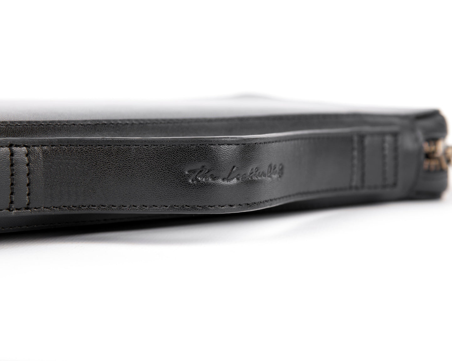 Bank Organiser - BLACK (Full Leather)
