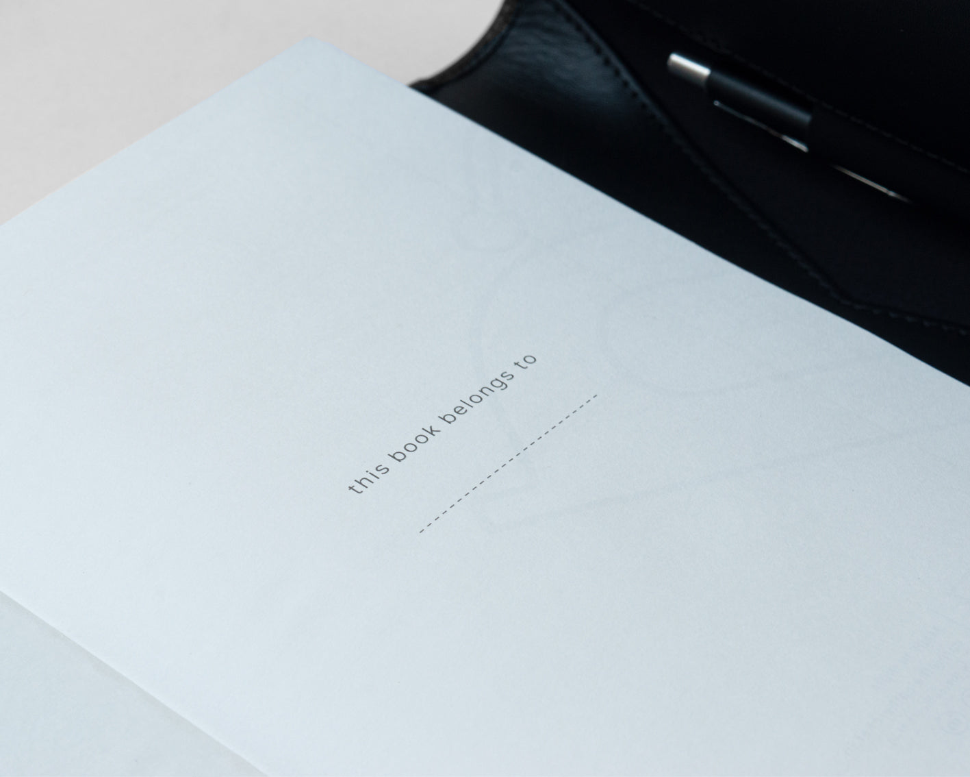 Executive Leather Diary - Black