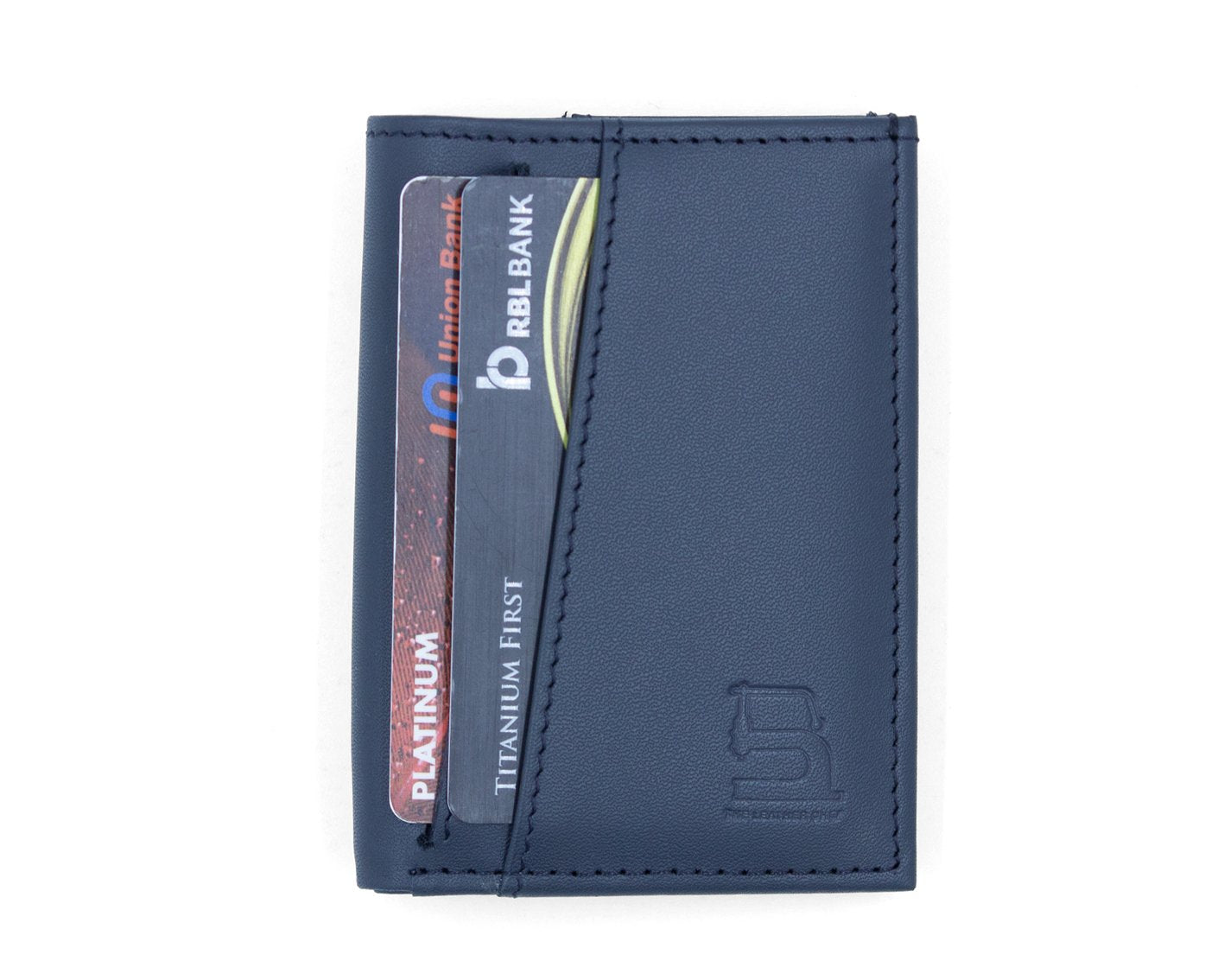 (Compact Zipper Wallet + Mini Wallet - Midnight Blue)