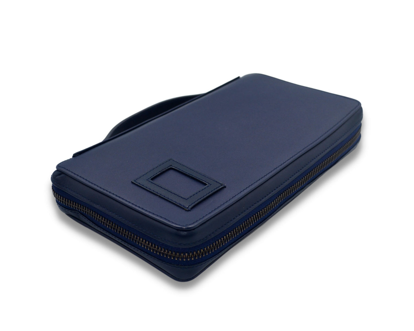 Bank Organiser - Blue (Full Leather)