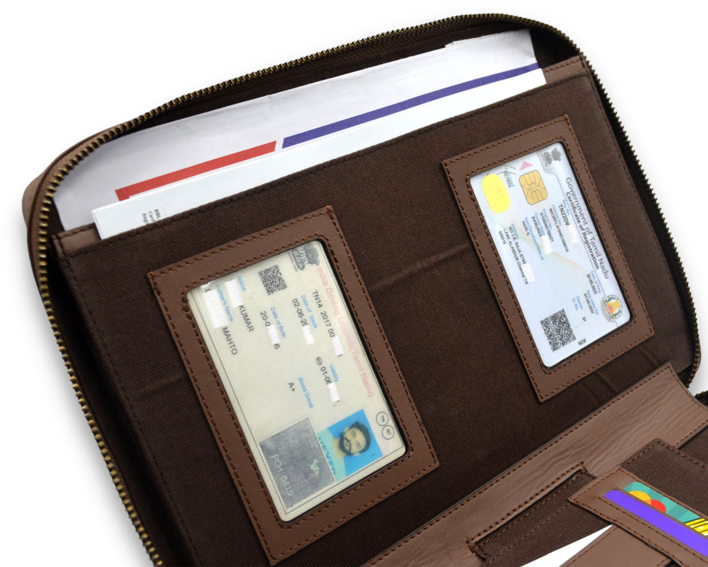 Car Document Holder - TAN