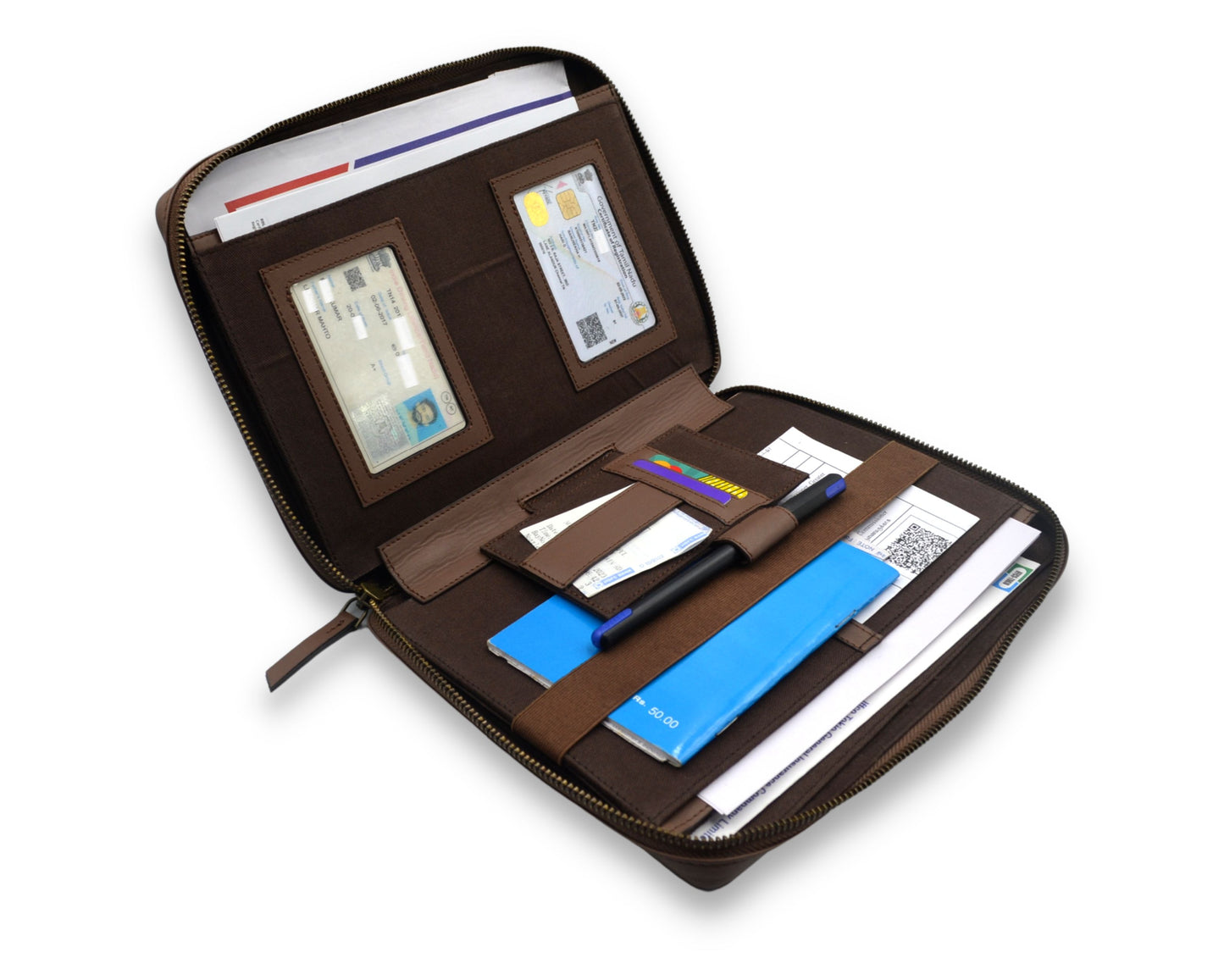 Car Document Holder - TAN