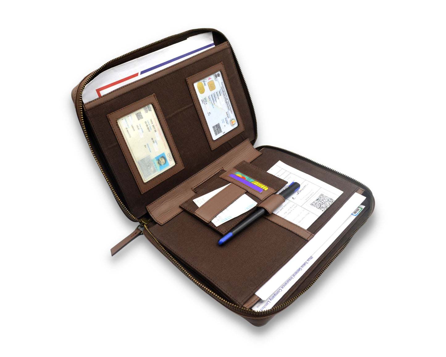 Car Document Holder - TAN