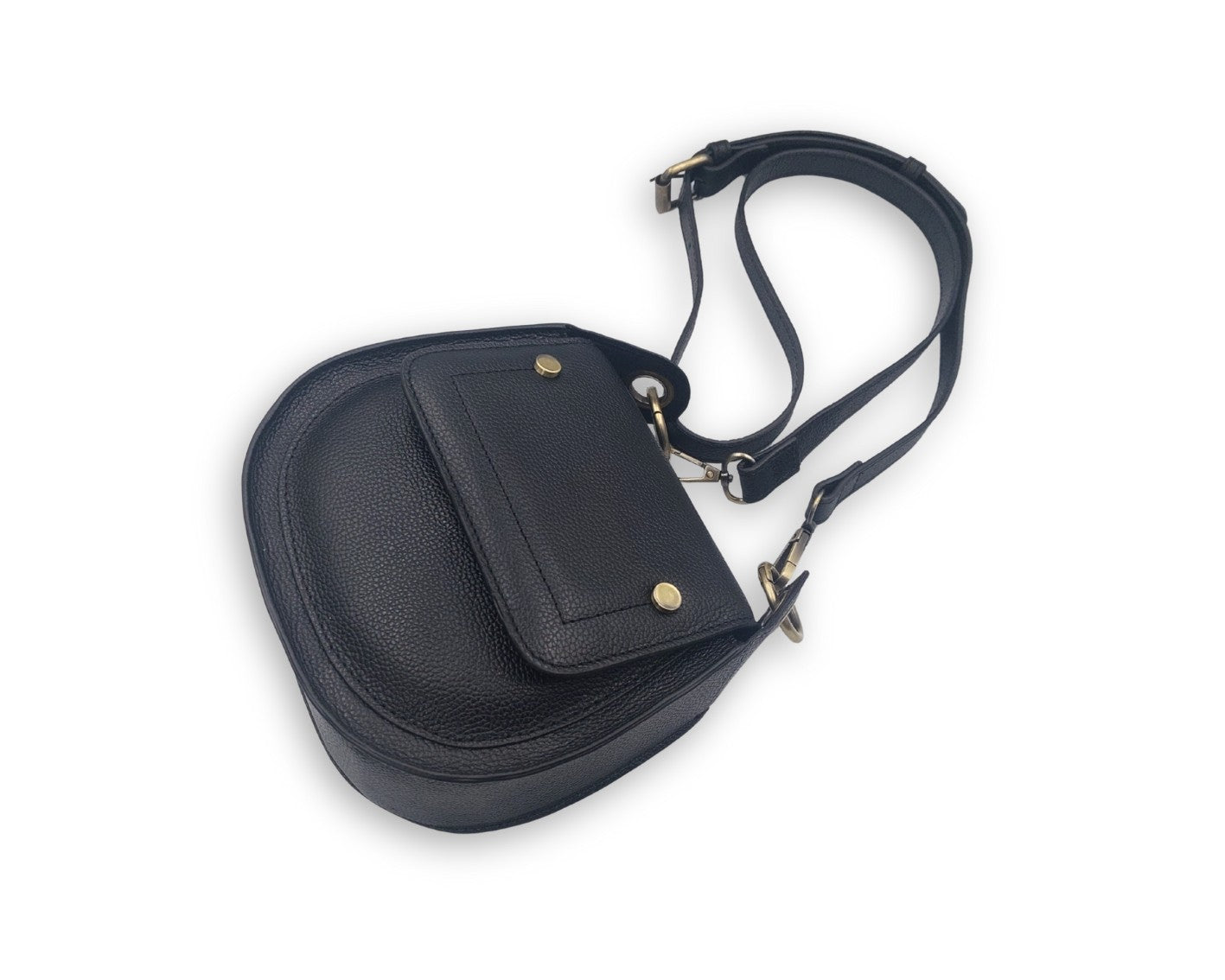 Adriana Cross Body and Shoulder Ladies Bag - Black