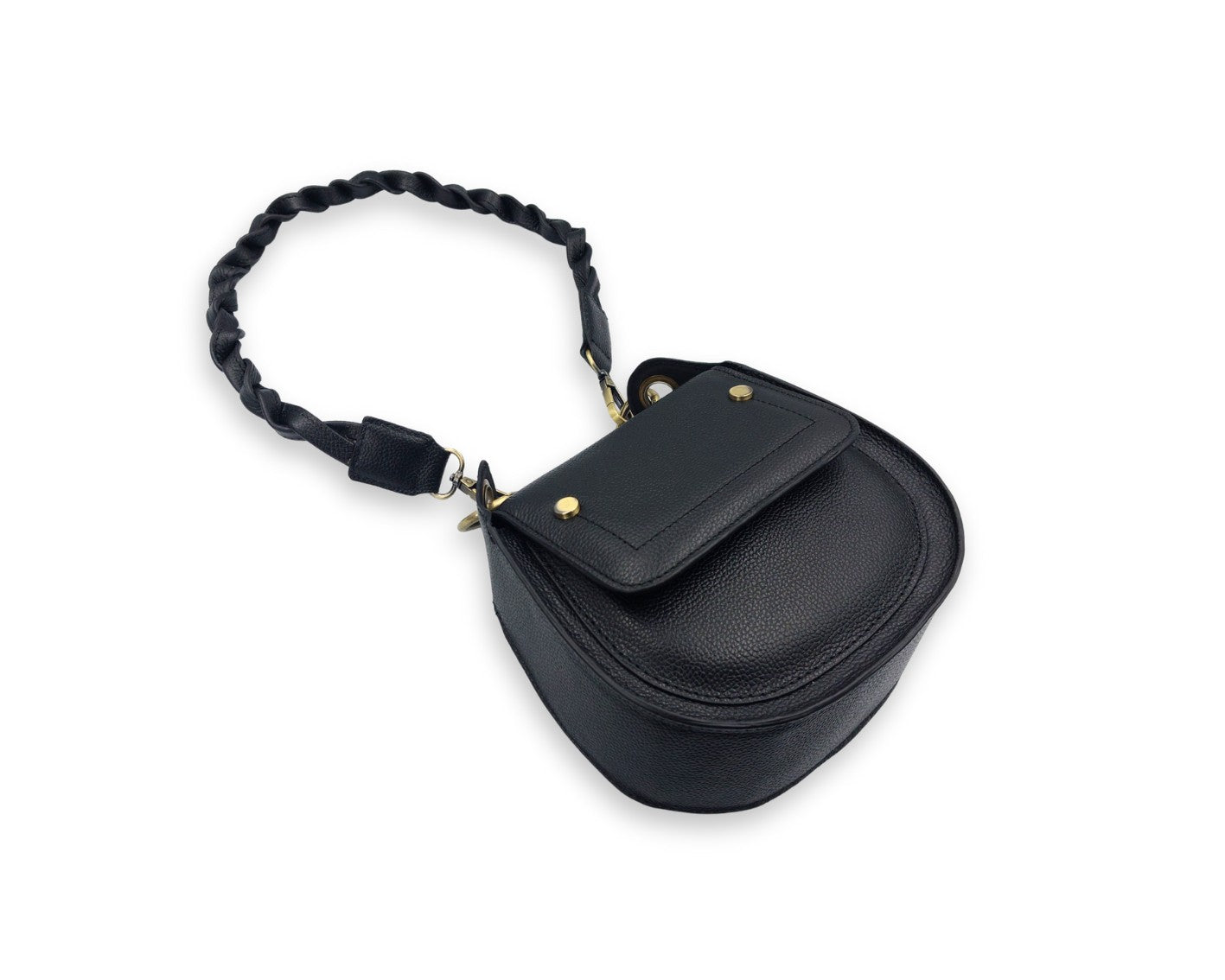 Adriana Cross Body and Shoulder Ladies Bag - Black