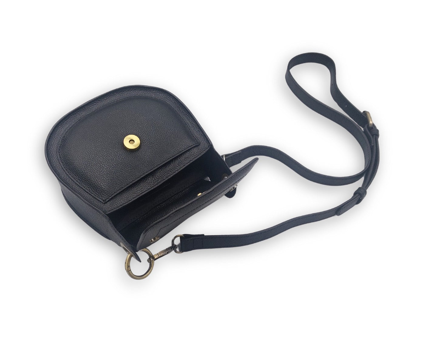 Adriana Cross Body and Shoulder Ladies Bag - Black