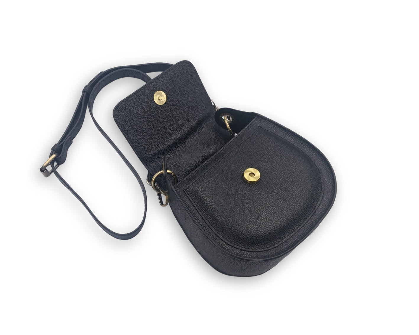 Adriana Cross Body and Shoulder Ladies Bag - Black